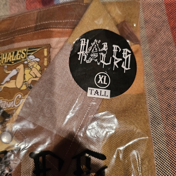 Hales Speed Shop Southern Comfort flannel XLT XL Tall new in bag - Picture 3 of 4